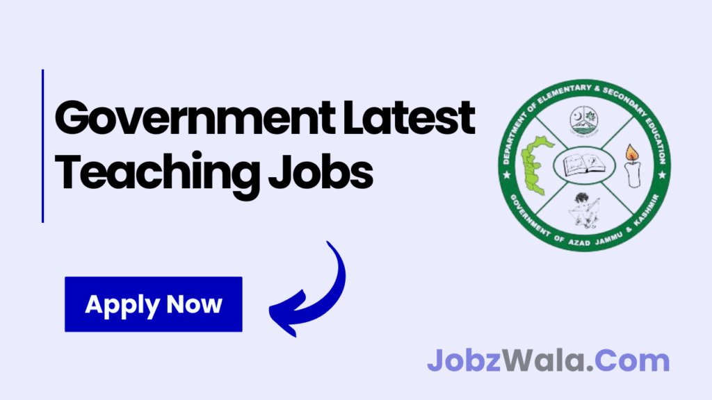 Government Teaching Jobs in Pakistan Today